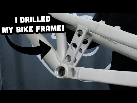 I Did Some Crazy Modifications To This Bike Frame! - Onza T-Rex Lightweight Build Part 1