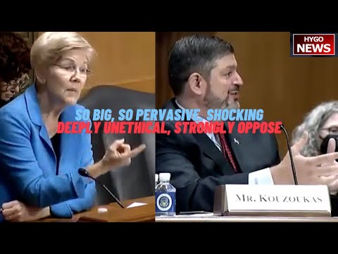 Warren to Biden Nominee: so big, so pervasive, shocking, deeply unethical, strongly oppose your