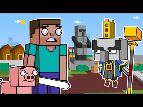 Minecraft Dungeons Animation | Arch Illager & Squid Coast (Block Squad)