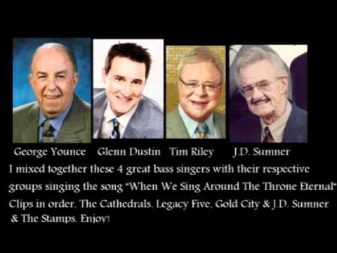 George Younce, Glenn Dustin, Tim Riley, JD Sumner sing When we sng around the throne eternal