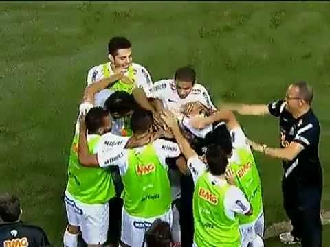 SANTOS FC 4 x 2 Cruzeiro pela 15ª rodada Brasileirão 2012