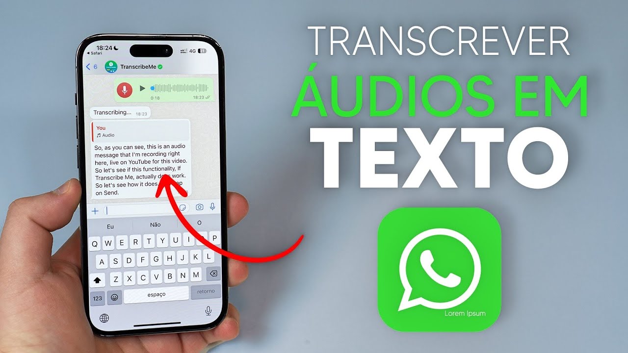 Como Transcrever Áudios do WhatsApp em Texto!