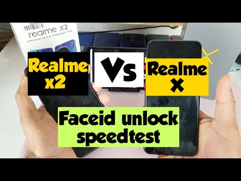 Realme x2 vs realme x face unlock speedtest review