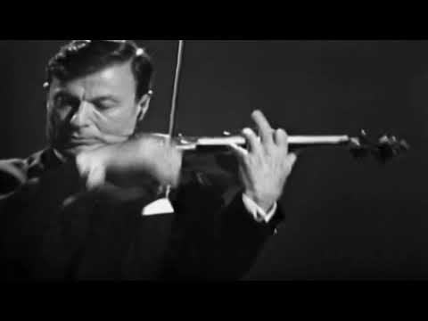 NATHAN MILSTEIN. J.Brahms - Violin Concerto in D, Op.77 (3d mvt) [Philharmonia Orchestra, N.Del Mar]