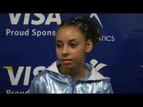 Day 1 Post-Meet Interview with Mattie Larson at 2008 Visa Ch