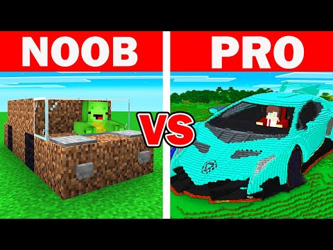mikey_turtle - Mikey & JJ - NOOB vs PRO : CAR in Minecraft - Maizen