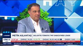 Miniaturka - Deloitte Türkiye TMT Endüstrisi Lideri Metin Aslantaş CNBC-e E-Hayat programında