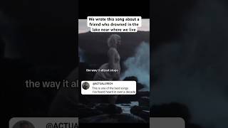 We wrote this song about a friend who drowned in the lake near where we live 🖤🥀 #emo