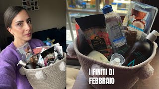 UNA VALANGA DI FINITI DI FEBBRAIO 🪫🔝🫧 #empties #febbraio2026
