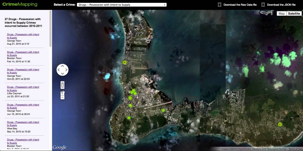 Custom Crime Mapping System