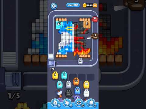 Pixel Flow Level 2155 Walkthrough