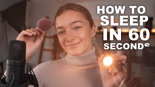 ASMR - HOW TO FALL ASLEEP IN 60 SECONDS #shorts