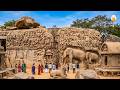 Mahabalipuram India Ancient Temples And Rock Carvings Over 1300 Years Old 4K HDR