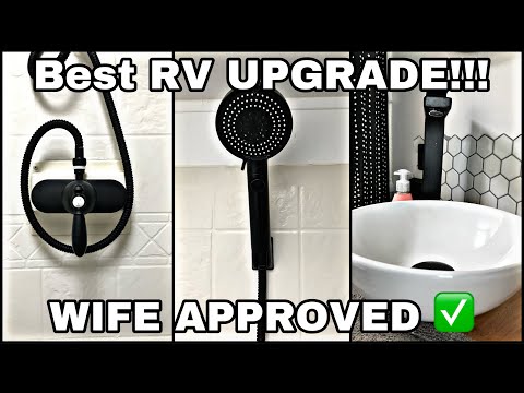 Best And Easy Shower Upgrade For Your RV!!! || Passed The Water Pump Test!!!