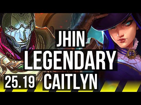 JHIN & Elise vs CAITLYN & Bard (ADC) | Legendary | KR Master | 25.19