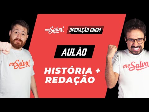 Aulão História & Redação - Operação ENEM 2020 Me Salva! | #FiqueEmCasa e Estude #Comigo