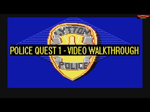 Police Quest 1 (AGI) - Full Video Walkthrough - LongPlay - No Commentary