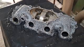 Honda 350 four cylinder head rebuild