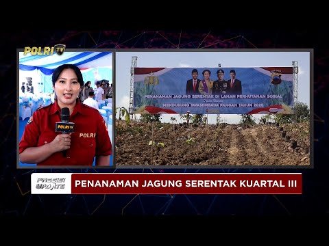 PRESISI UPDATE: LIVE REPORT - PENANAMAN JAGUNG SERENTAK KUARTAL III 2025 09/07/25 (13.00)