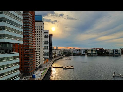 Live Stockholm Walk - Sunday Evening Stroll Across Årstabron - TE In Sweden #006