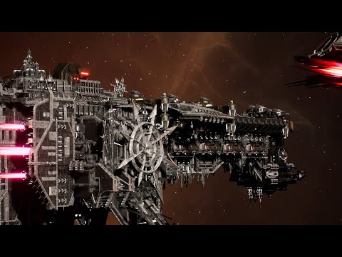 Skalgrim Mod - Iron Blood - Iron Warriors vs Imperial Navy - Battlefleet Gothic Armada 2