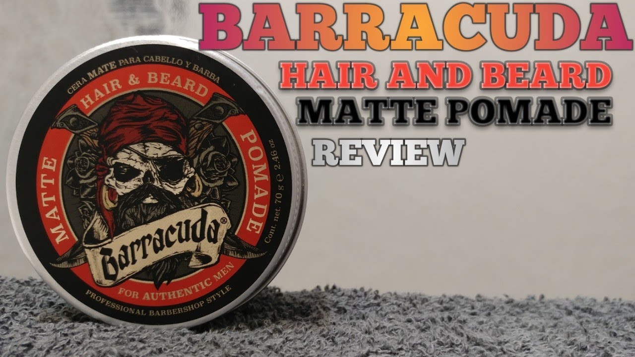 BARRACUDA Cera Matte Para Cabello y Barba review/ Matte Hair & Beard Pomade Review