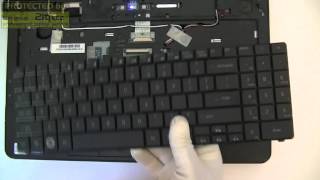 How to replace or remove keyboard on Acer Emachines E525, keyboard replacement