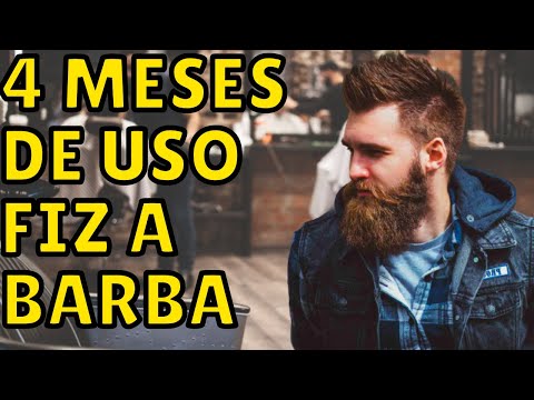 MINOXIDIL 4 MESES ATUALIZAÇÃO - FIZ A BARBA