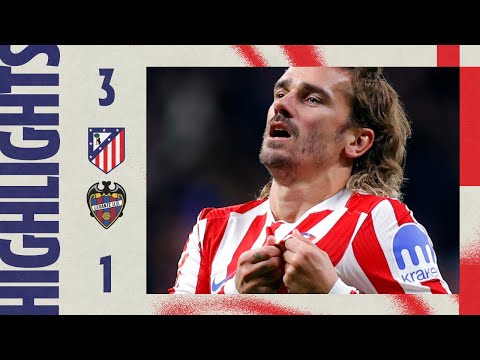 Atlético de Madrid 3-1 Levante | ⚽ Griezmann (2) and De la Fuente (OG) | HIGHLIGHTS, LaLiga - MD12