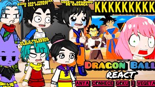 Dragon Ball react Anya forger conhece Son Goku no Mundo de Spy X Family VR 😂❤️
