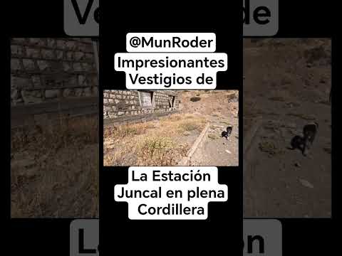 Esto pocos lo saben de la estación Juncal en plena cordillera de los andes.