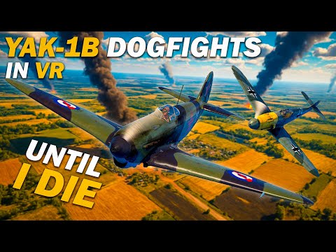 Yak-1B DOGFIGHTS Until I Die | Fw 190 vs Yak-1 | War Thunder SIM VR