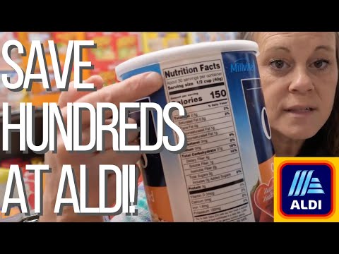 Your ULTIMATE Shopping Guide For EATING HEALTHY On A BUDGET | ALDI's BEST Options! #eathealthy #save