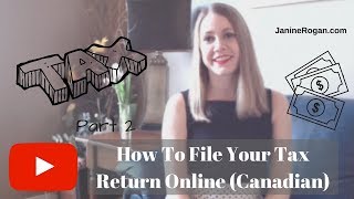 Filing Your Tax Return Online (Canada) Using Simple Tax (Part 2)