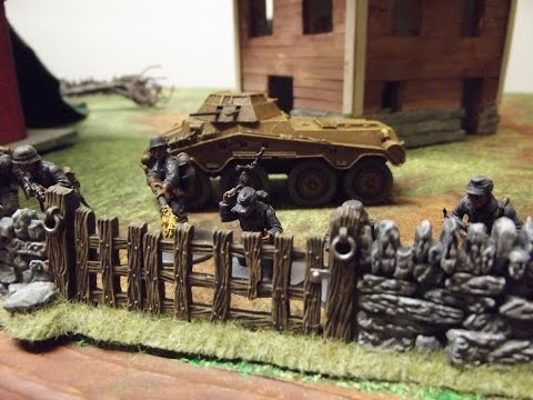 Bolt Action Battle Report #4 German vs American- NEW FORMAT