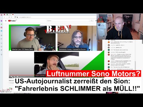 LUFTNUMMER SONO MOTORS? US-Autojournalist zerreißt SION! "Fahrerlebnis SCHLIMMER als MÜLL!"