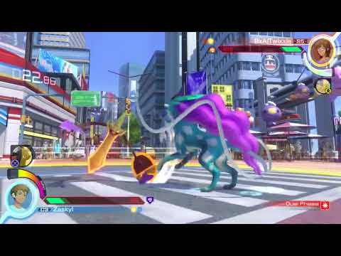 Pokkén Tournament - Zaskyl (Suicune/Charizard) vs Twixxie (Aegislash)