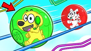Download lagu We're TRAPPED in GIANT HAMSTER BALLS! mp3