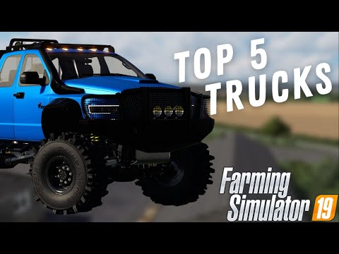 TOP 5 TRUCK MODS ON XBOX AND PLAYSTATION | Farming Simulator 19