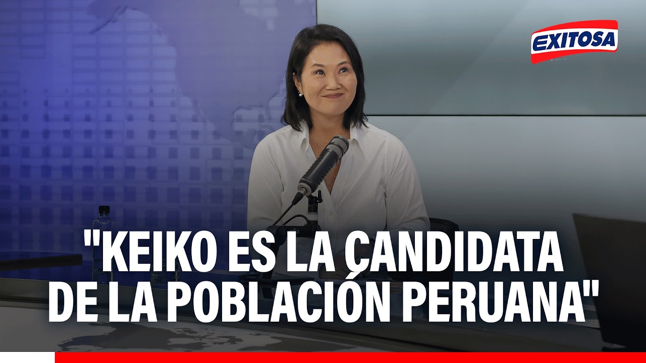 🔴🔵 Luis Galarreta: "Keiko Fujimori es la candidata de la población peruana"