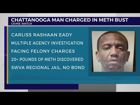 Bristol, Virginia Police seize 22lb of meth; Chattanooga man faces federal charges
