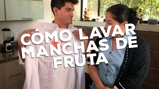FAB: Cómo quitar una mancha de fruta con Fabiola S.O.S