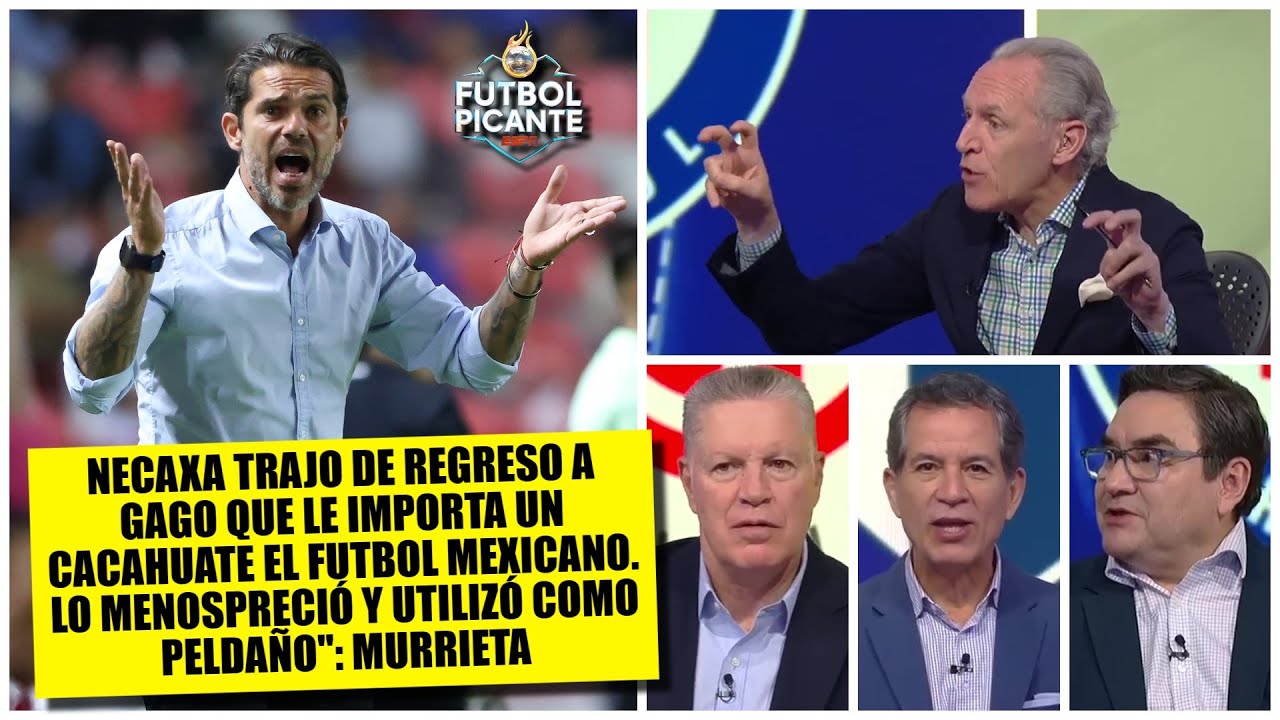 MURRIETA como nunca lo VISTE: Le dio con todo al NECAXA por traer de vuelta a GAGO | Futbol Picante