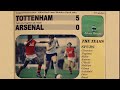 Tottenham Hotspur 5-0 Arsenal 1982/83