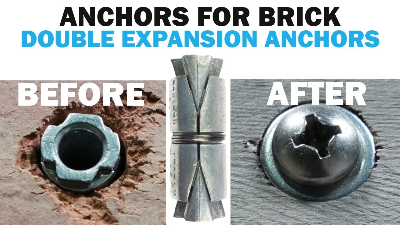 Anchors For Brick - Double Expansion Anchors | Fasteners 101