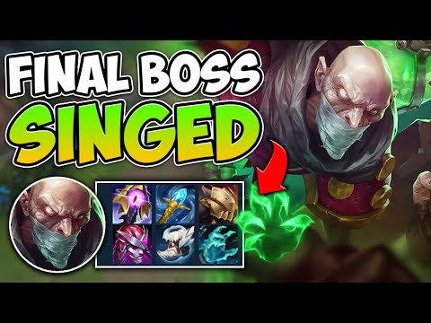 FINAL BOSS SINGED HAS 5000+ HEALTH AND HEALS THROUGH ANYTHING (GRASP TECH)