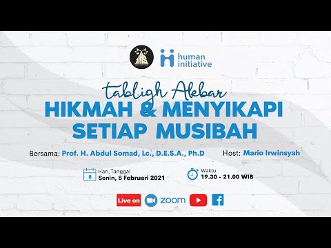 "Mengambil Hikmah Dari Setiap Musibah⁣"⁣ bersama Ust. Abdul Somad, Lc., D.E.S.A.,Ph.D