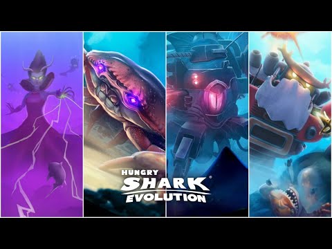 HUNGRY SHARK - ALL BOSSES