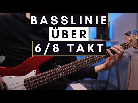 Basslinie über einen 6/8 Takt - Drei einfache Beispiele