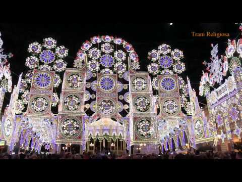 ADELFIA - Accensione musicale luminarie ditta FANIUOLO - Putignano (BA)